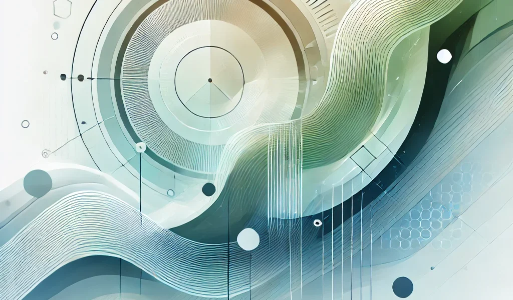 DALL·E 2024-12-18 21.23.18 – An abstract, modern design representing teamwork and collaboration. The image features geometric shapes and flowing lines in soft gradients of green, DALL·E 2024-12-18 21.23.18 - An abstract, modern design representing teamwork and collaboration. The image features geometric shapes and flowing lines in soft gradients of green,